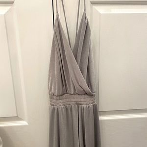 Silver Shorts Romper